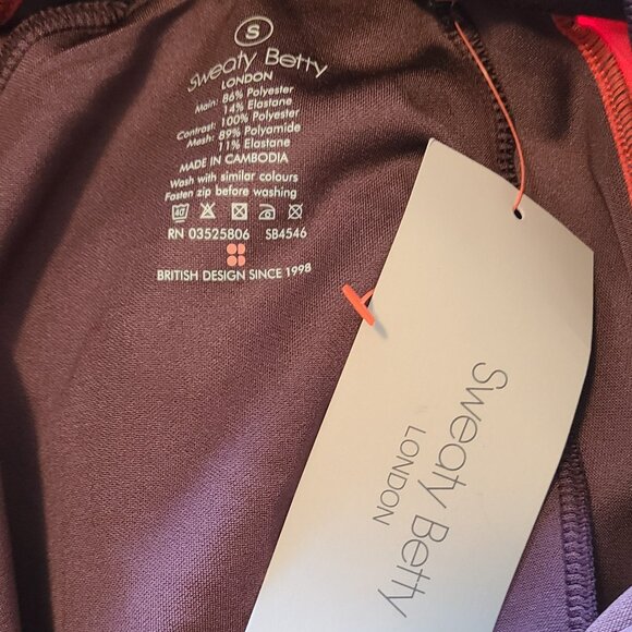 NEW NWT! SWEATY BETTER CRAFT TRACK TOP VARSITY TRACK JACKET ATHLEISURE sz S - Picture 9 of 9